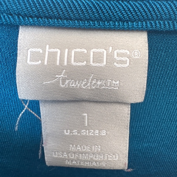 Chico’s traveler two tone bat wing shirt - Picture 3 of 5